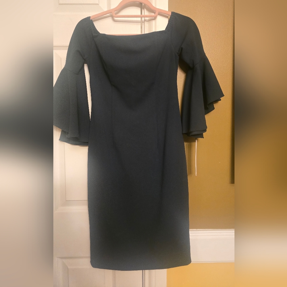 Calvin Klein  Dark Green Dress Size 2